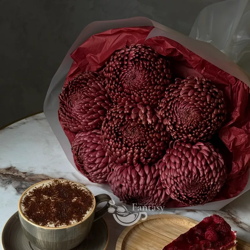 Бигуди бургунди  2