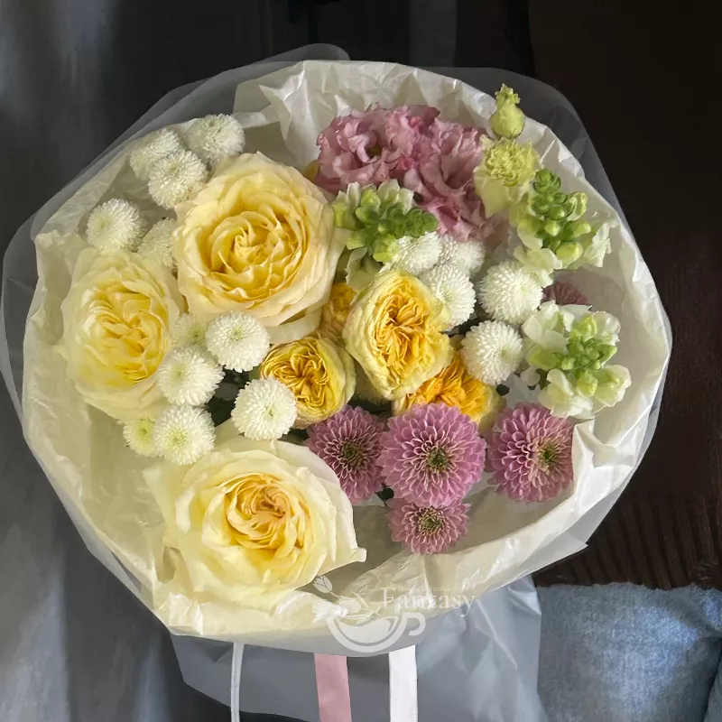 Букет нежность в ладонях