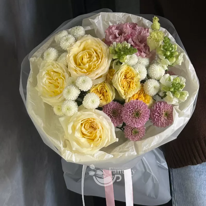 Букет нежность в ладонях 2