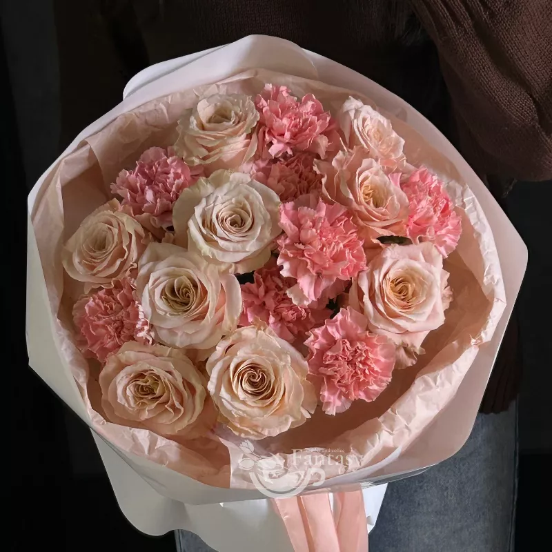 Букет сочный персик 