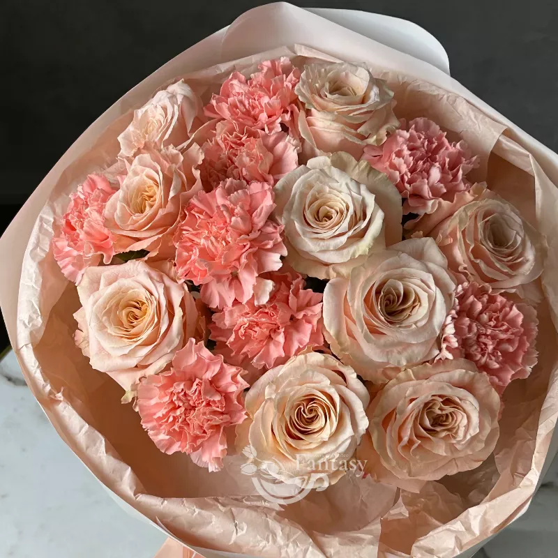 Букет сочный персик  1